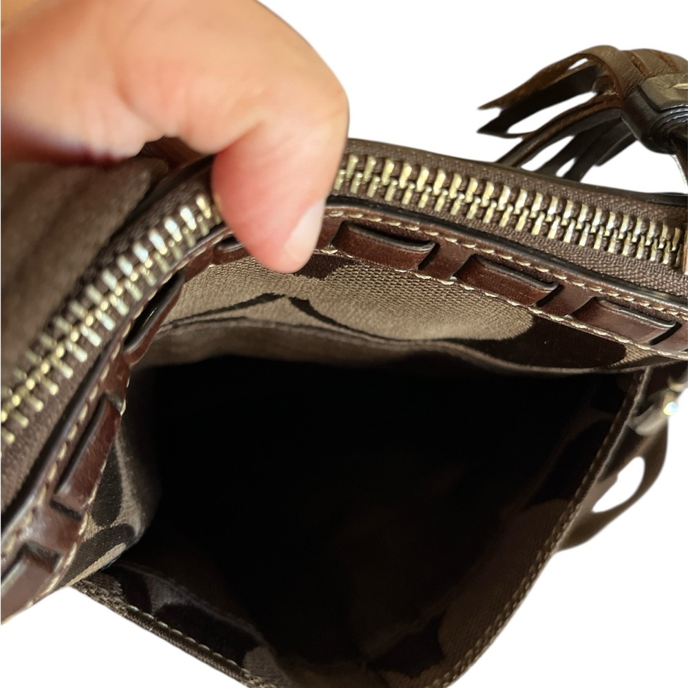 Coach Hampton Python Swingpack Crossbody - EUC - image 3